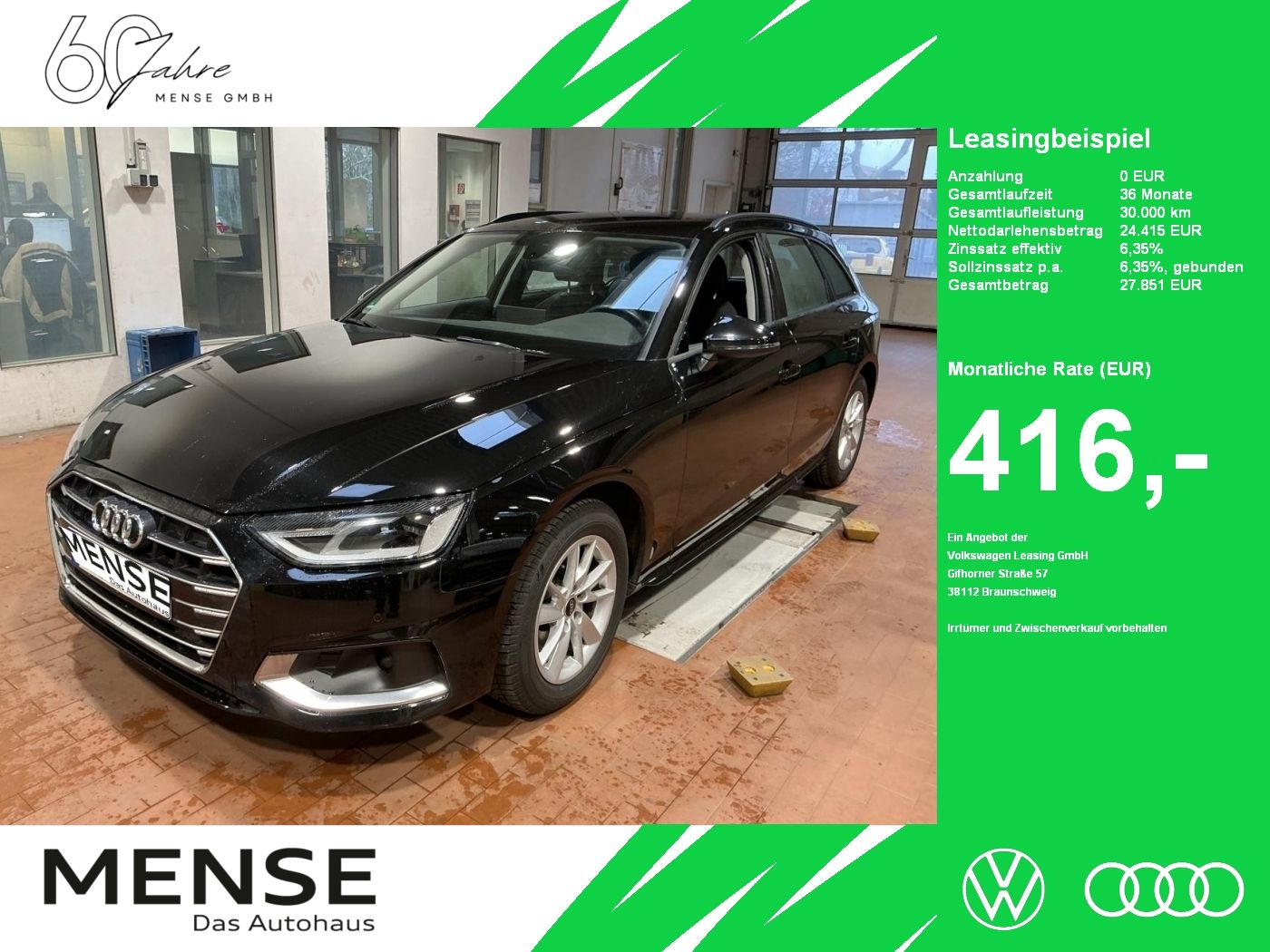 Fahrzeugabbildung Audi A4 Avant 35 TDI S tronic advanced AHK|Navi|PDC