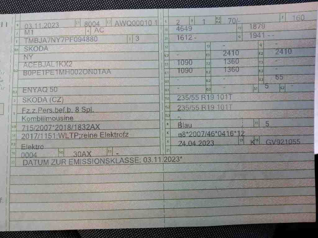 Fahrzeugabbildung SKODA Enyaq 50 Loft LED|VirtualCP|KlimaA|LaneAss|PDC