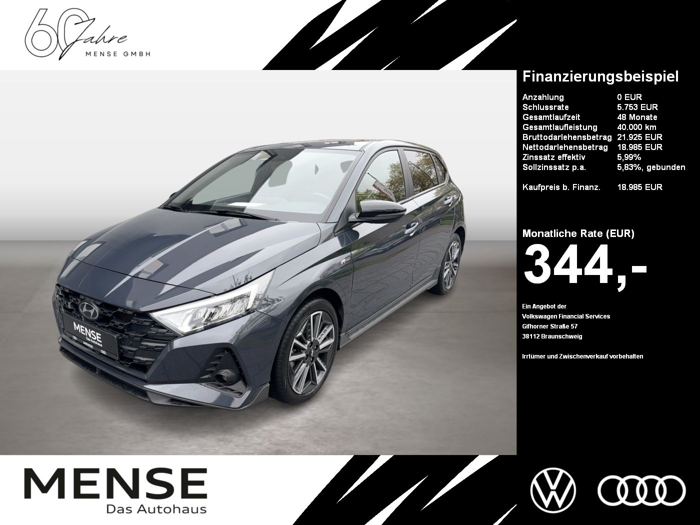 Fahrzeuge PKW autohaus mense Hyundai I20 1.0 T-GDI Automatik N-line Bose|ACC|LED|Navi