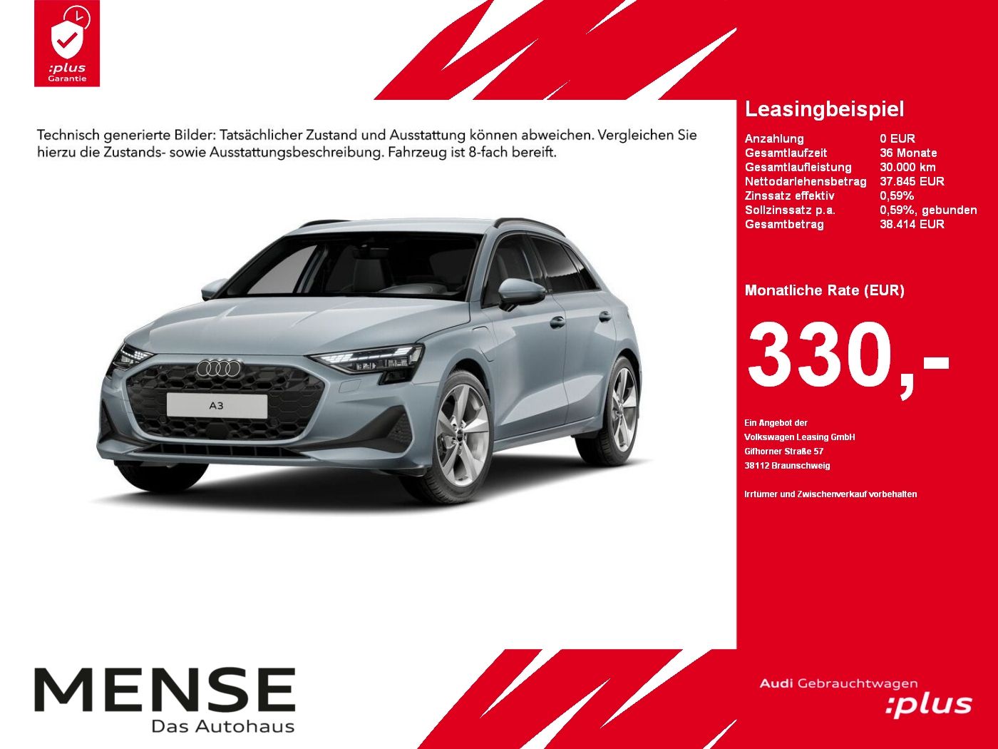 Fahrzeuge PKW autohaus mense Audi A3 Sportback 40 TFSI e S tronic AHK|Standhzg|ACC
