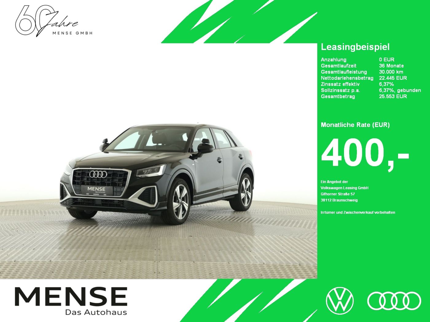 Fahrzeuge PKW autohaus mense Audi Q2 30 TDI S line 2024 (Facelift) CarPlay|ACC|LED