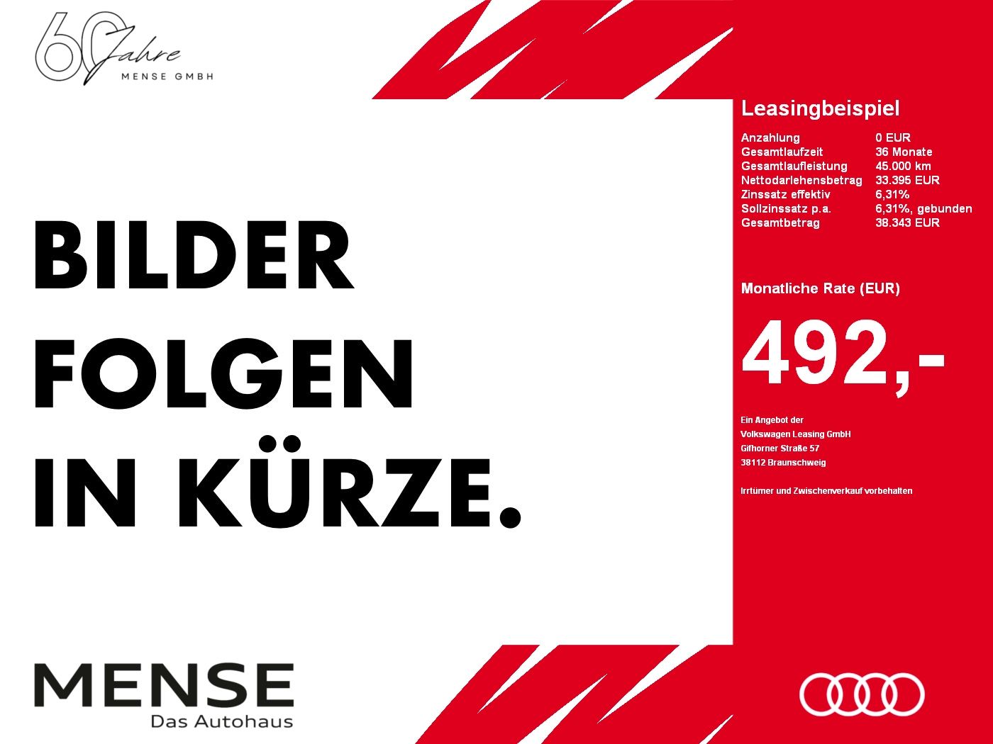 Fahrzeuge PKW autohaus mense Audi A5 Sportback 40 TDI quattro S tronic advanced AC