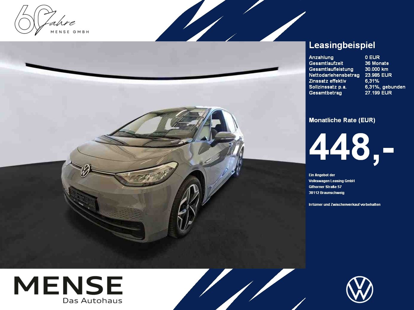 Fahrzeugabbildung Volkswagen ID.3 Pro CarPlay|AHK|ACC|LED|Navi|Kamera|KeyLess