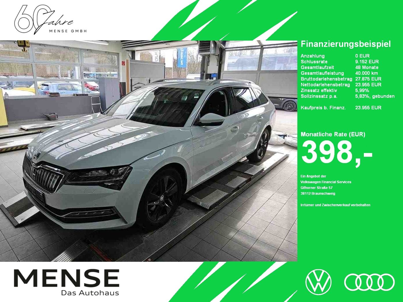 Fahrzeugabbildung SKODA Superb Combi Style 1.4l TSI iV 160kW 6-Gang-DSG