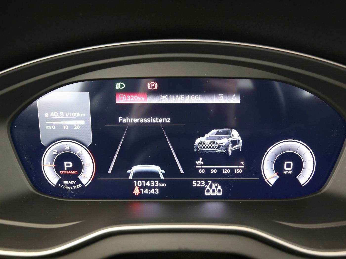 Fahrzeugabbildung Audi Q5 50 TDI quattro S line 2023 (Facelift) Matrix