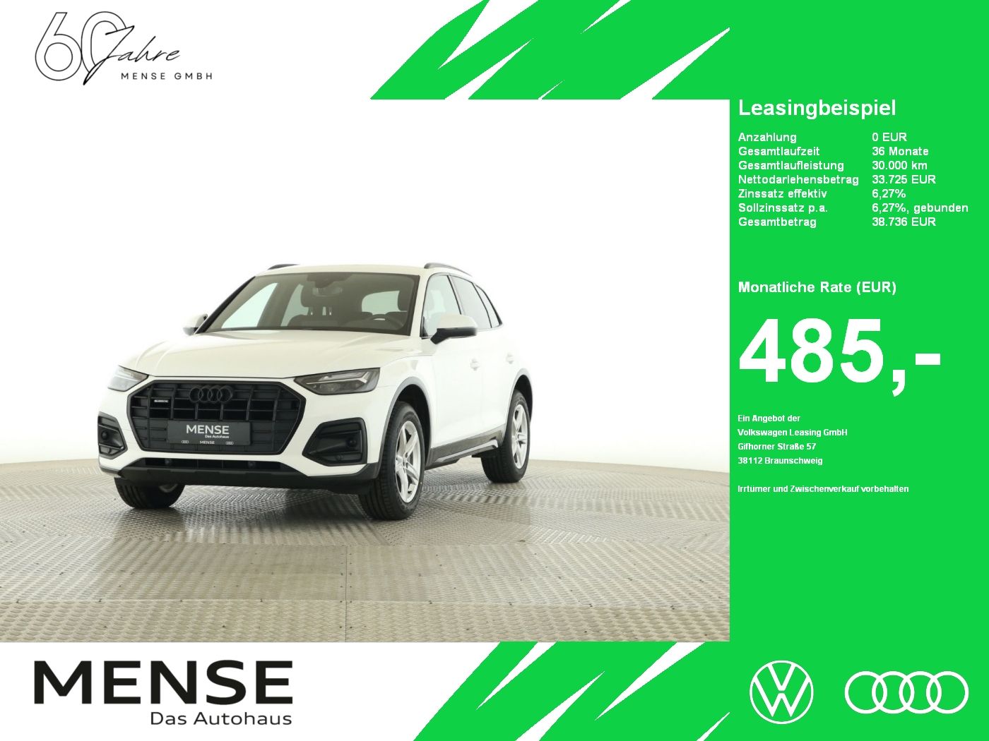 Fahrzeugabbildung Audi Q5 40 TDI quattro S tronic advanced AHK|HUD|ACC