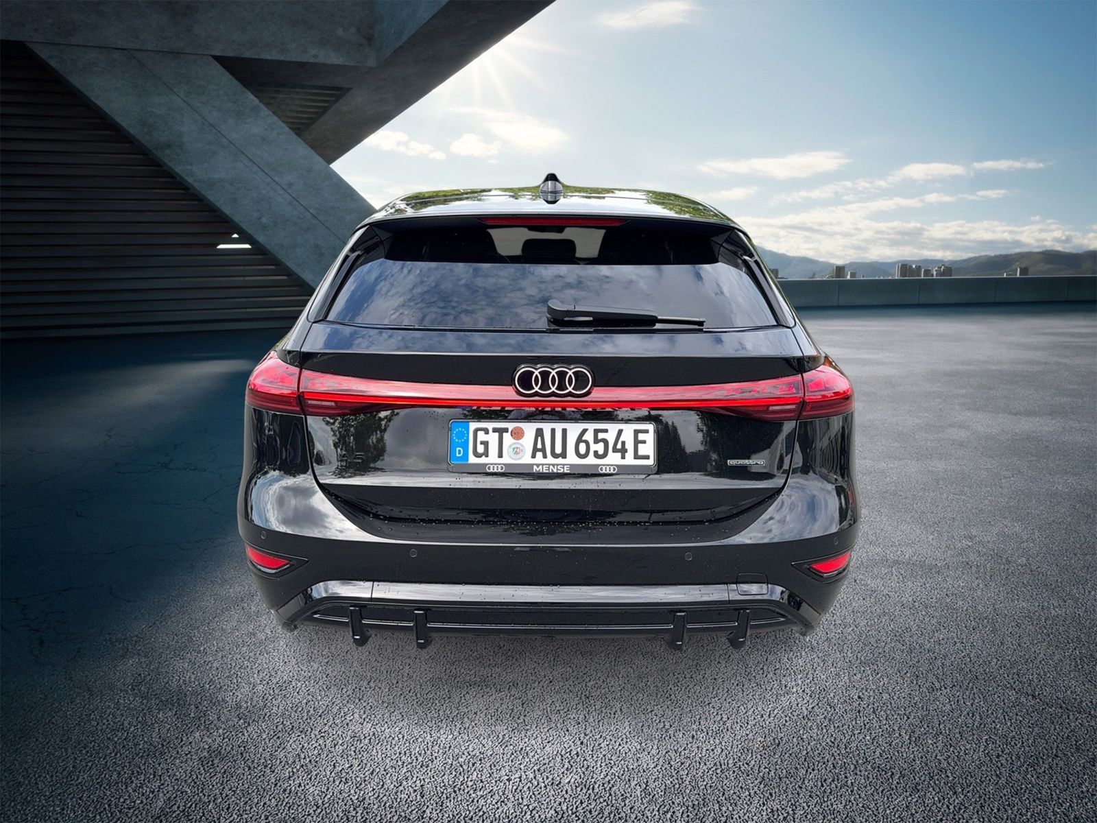 Fahrzeugabbildung Audi A6 Avant e-tron quattro 315 kW B&O|AHK|HUD|Luft - mit KI generiert/bearbeitet