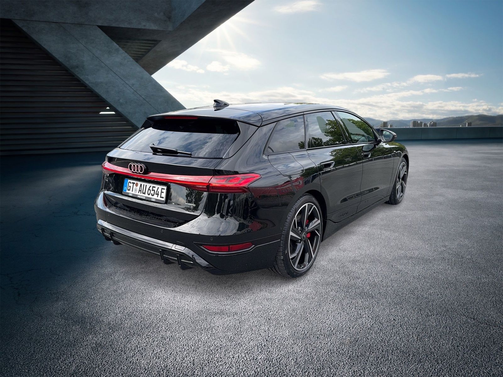 Fahrzeugabbildung Audi A6 Avant e-tron quattro 315 kW B&O|AHK|HUD|Luft - mit KI generiert/bearbeitet