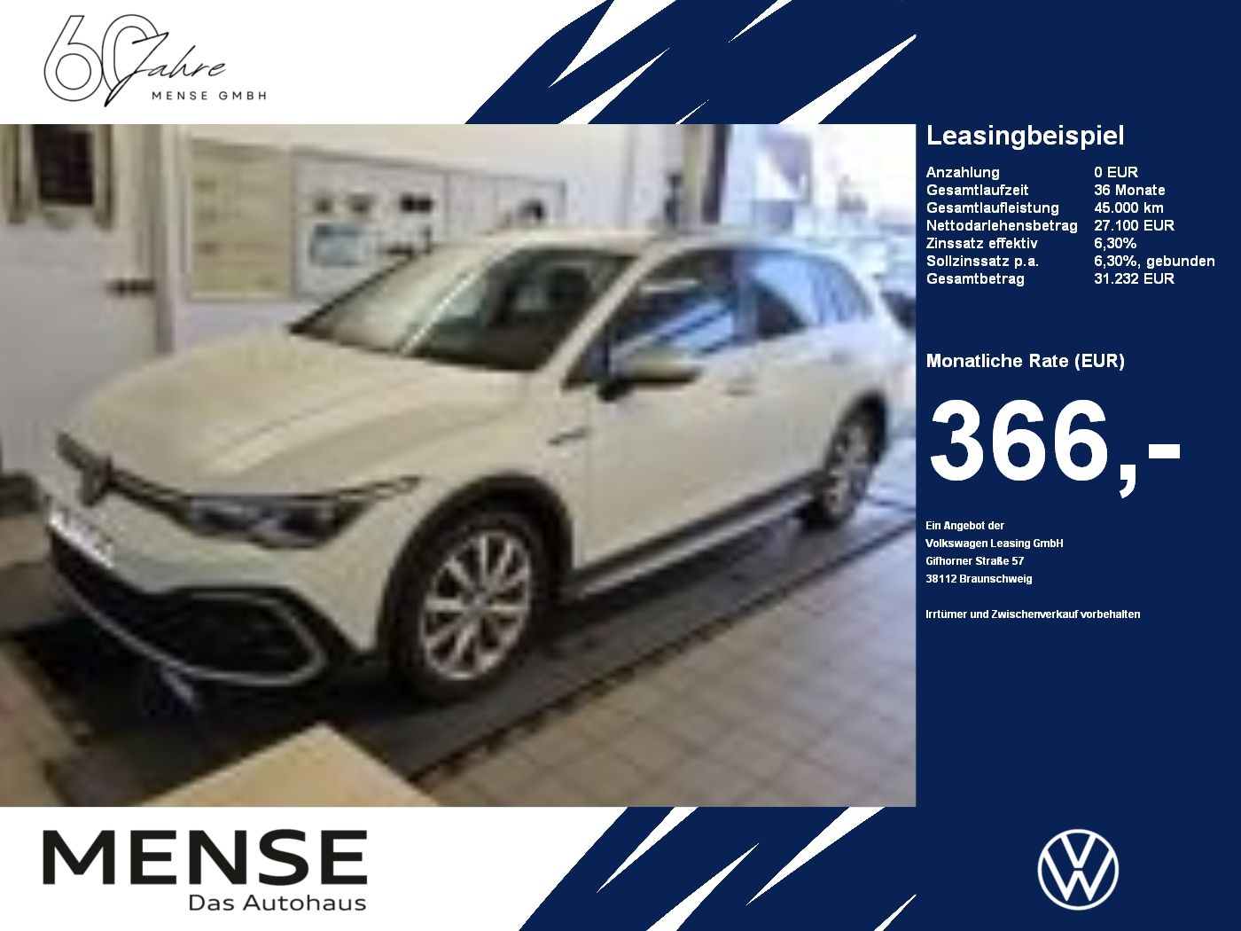 Fahrzeug autohaus mense Fahrzeugabbildung Volkswagen Golf Variant Alltrack 2.0 TDI 4Motion DSG AHK|LM