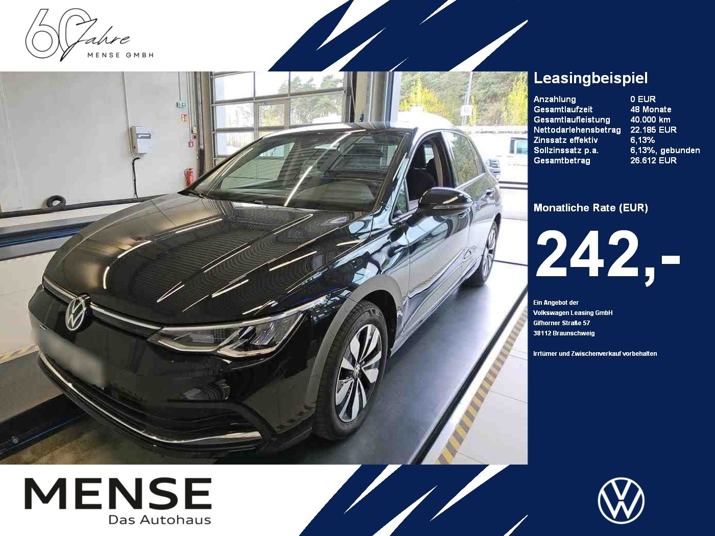 Fahrzeuge PKW autohaus mense Volkswagen Golf VIII 1.0 eTSI DSG MOVE CarPlay|LED|DynLicht