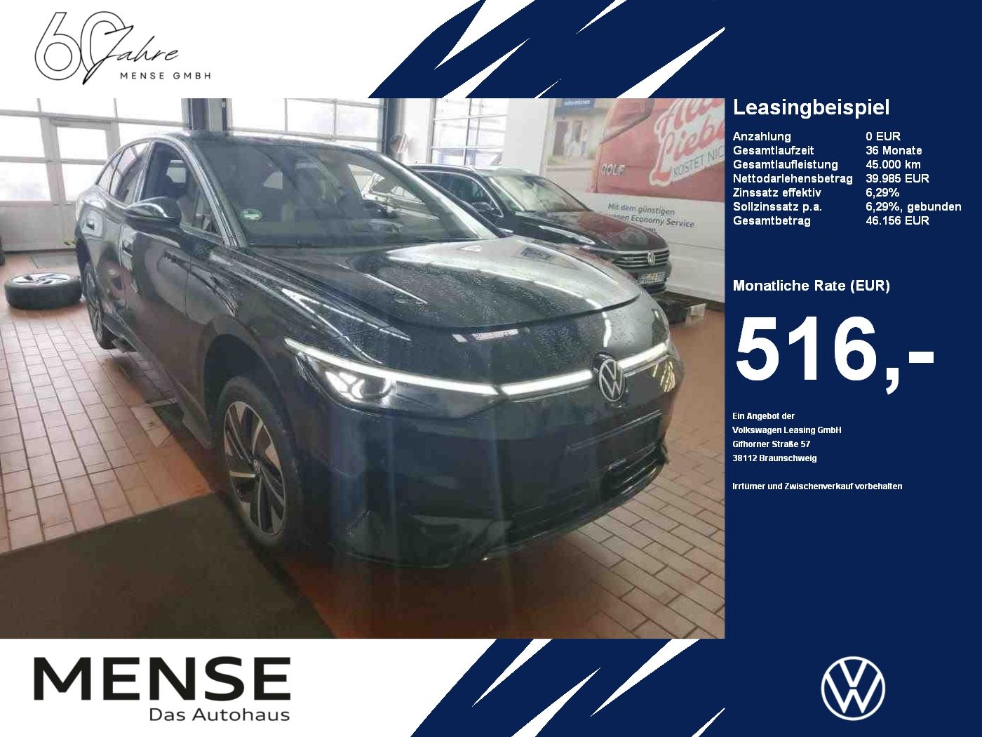 Fahrzeuge PKW autohaus mense Volkswagen ID.7 Pro IQ.Light|Matrix|CarPlay|h/k|HUD|4xSHZG