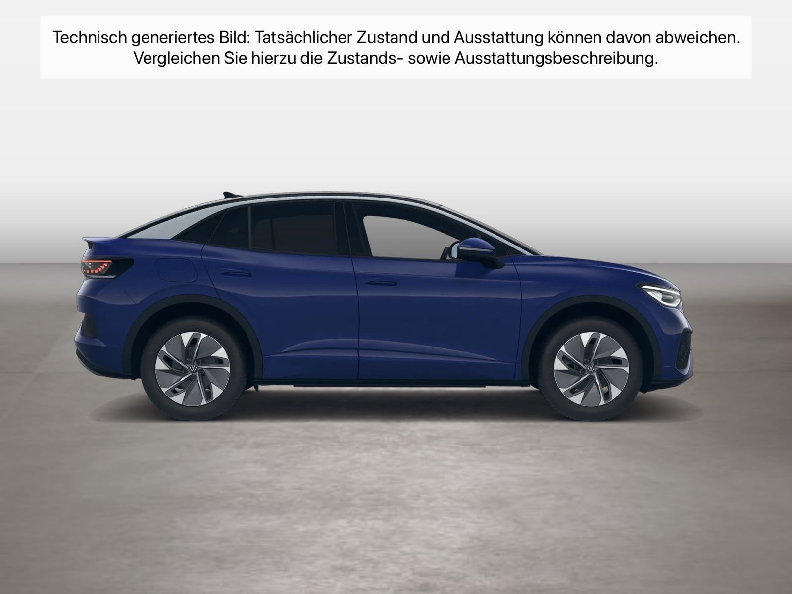 Fahrzeugabbildung Volkswagen ID.5 IQ.Light|Matrix|CarPlay|h/k|HUD|Pano|SD|ACC - mit KI generiert/bearbeitet