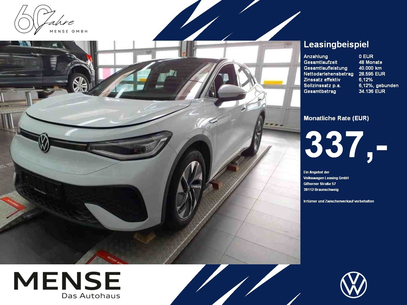 Fahrzeuge PKW autohaus mense Volkswagen ID.5 Pro Performance IQ.Light|Matrix|CarPlay|ACC