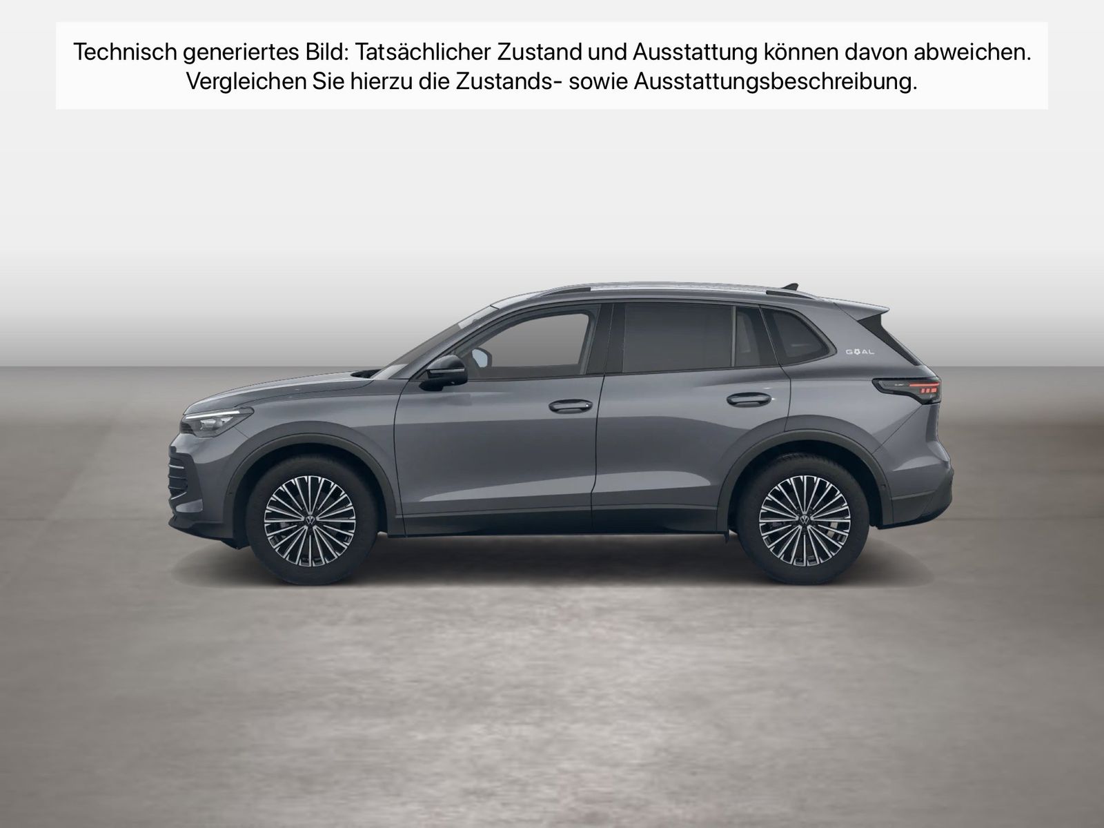 Fahrzeug autohaus mense Fahrzeugabbildung Volkswagen Tiguan 1.5 eTSI DSG Goal Life CarPlay|ACC|LED - mit KI generiert/bearbeitet