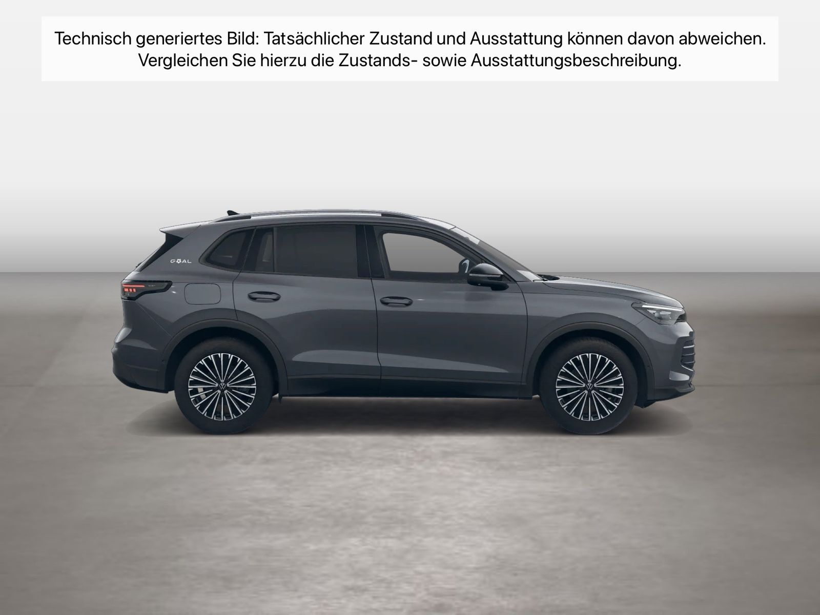 Fahrzeug autohaus mense Fahrzeugabbildung Volkswagen Tiguan 1.5 eTSI DSG Goal Life CarPlay|ACC|LED - mit KI generiert/bearbeitet