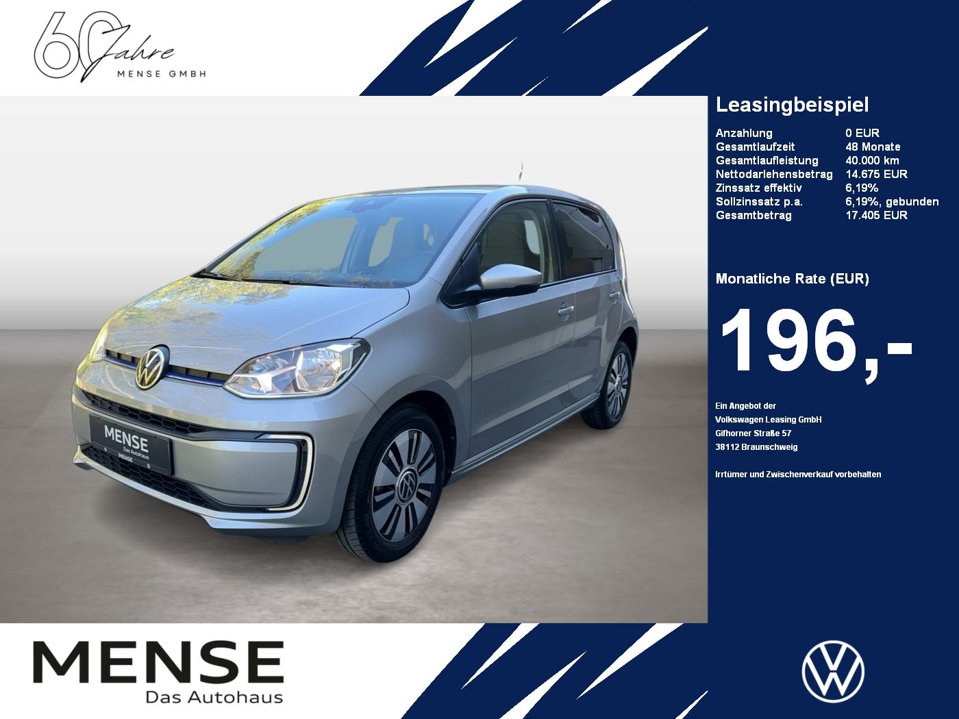 Fahrzeuge PKW autohaus mense Volkswagen e-up! move up ! Style plus KlimaA|SHZG|AUT|LM