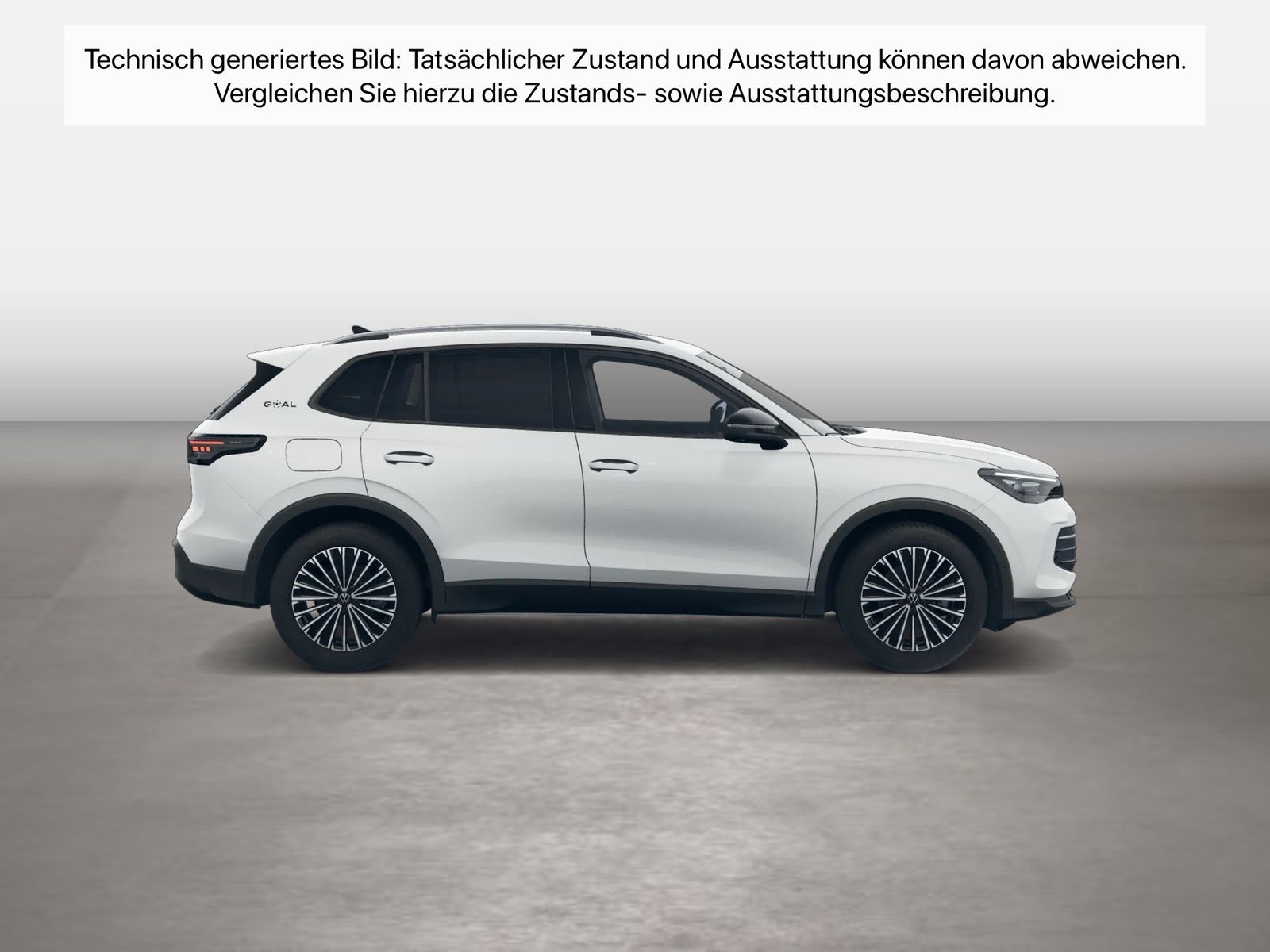 Fahrzeugabbildung Volkswagen Tiguan 1.5 eTSI DSG Life Goal CarPlay|AHK|ACC|LM - mit KI generiert/bearbeitet