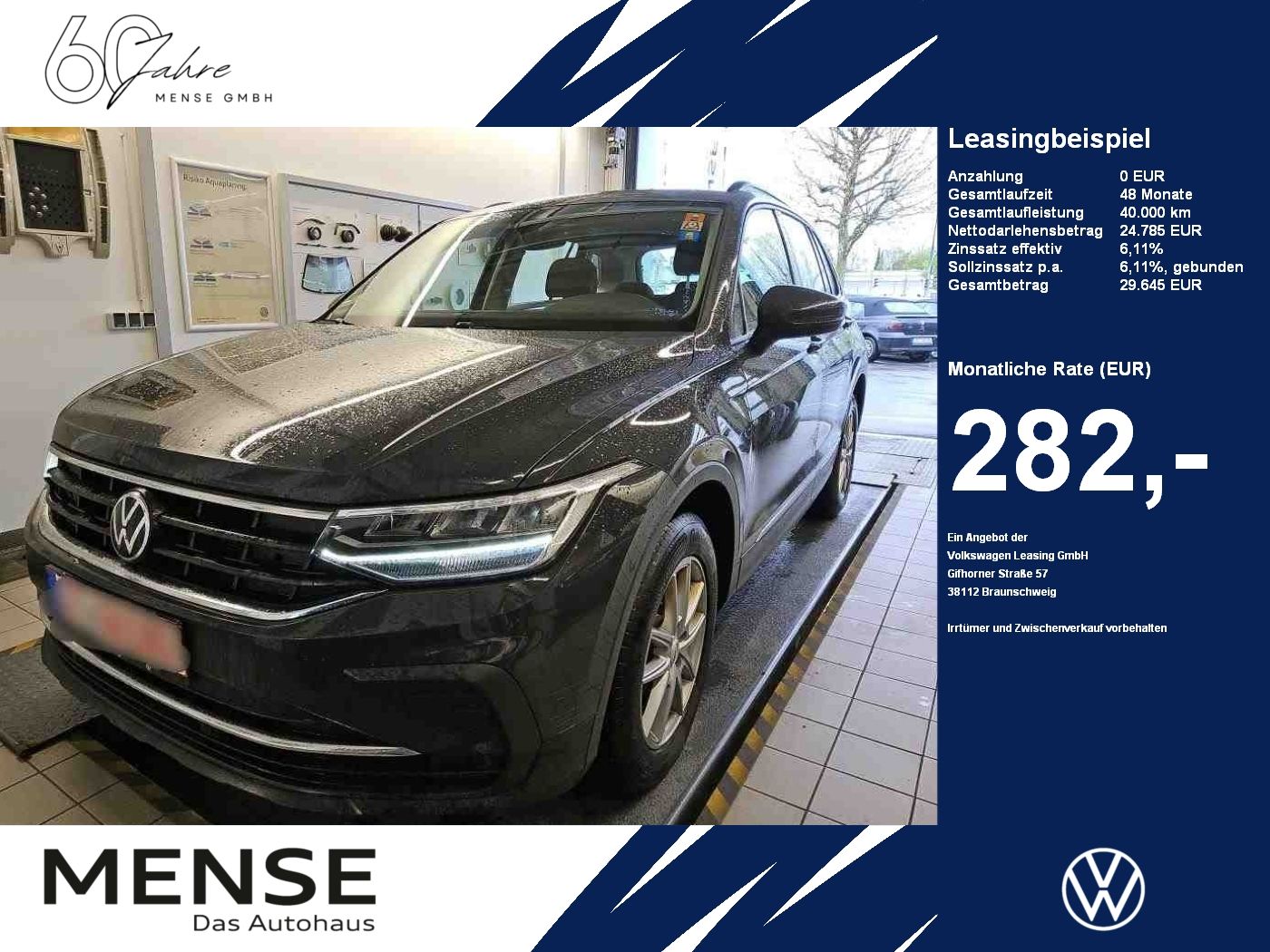 Fahrzeuge PKW autohaus mense Volkswagen Tiguan 2.0 TDI Life CarPlay|ACC|LED|Navi|KlimaA