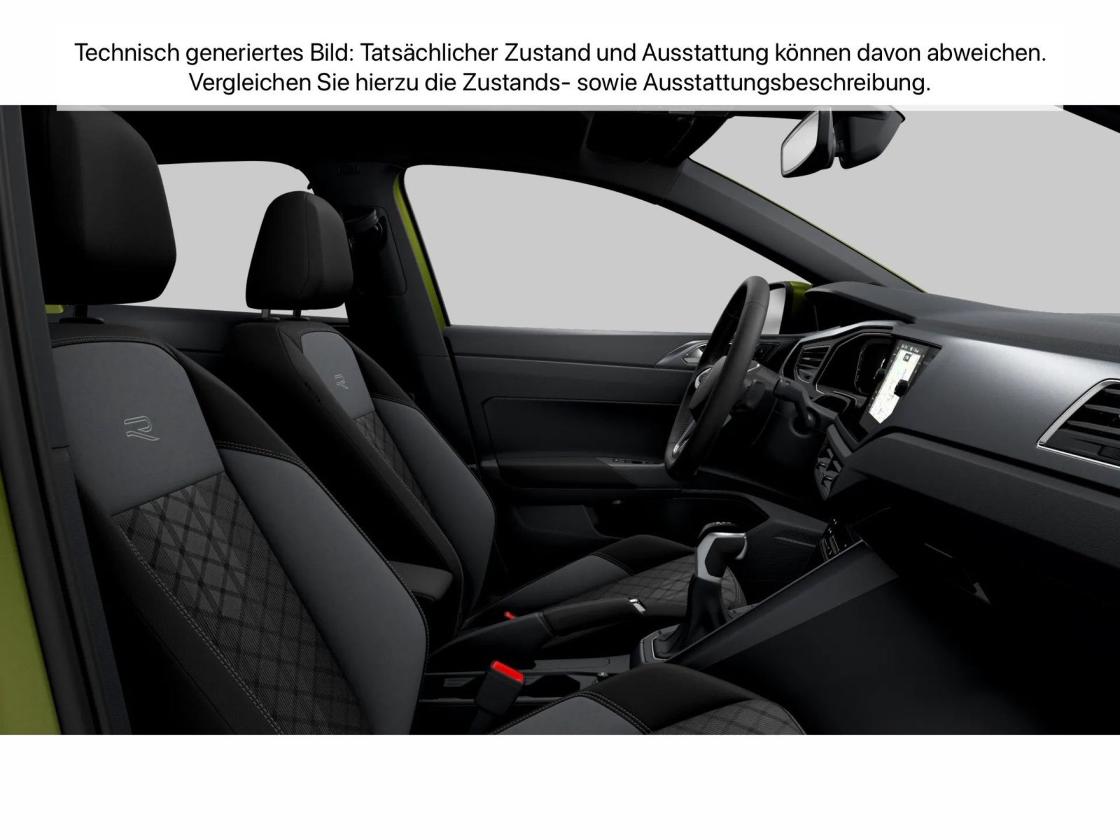 Fahrzeugabbildung Volkswagen Taigo 1.5 TSI DSG IQ.DRIVE R-Line IQ.Light|AHK - mit KI generiert/bearbeitet