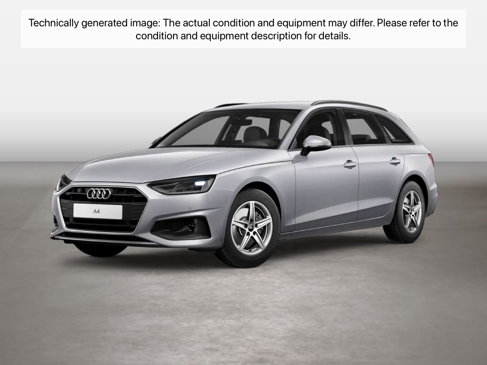Fahrzeug autohaus mense Fahrzeugabbildung Audi A4 Avant 30 TDI S tronic ACC Navi Akustikglas LM - mit KI generiert/bearbeitet