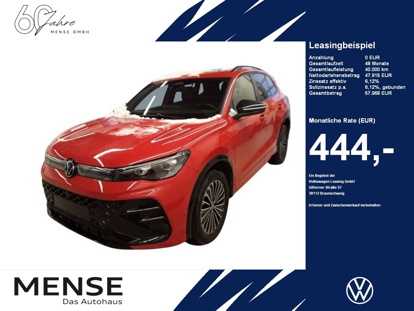 Fahrzeuge PKW autohaus mense Volkswagen Tiguan 1.5 eHybrid DSG R-Line IQ.Light|Matrix|SD