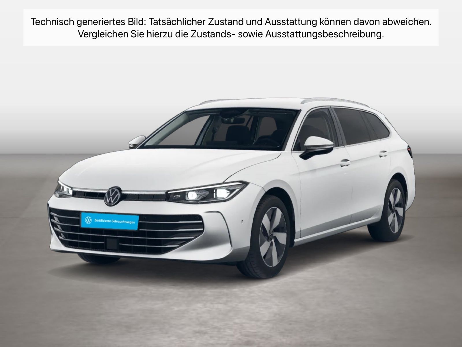 Fahrzeug autohaus mense Fahrzeugabbildung Volkswagen Passat Variant 2.0TDI DSG Elegance IQ.Light AHK - mit KI generiert/bearbeitet