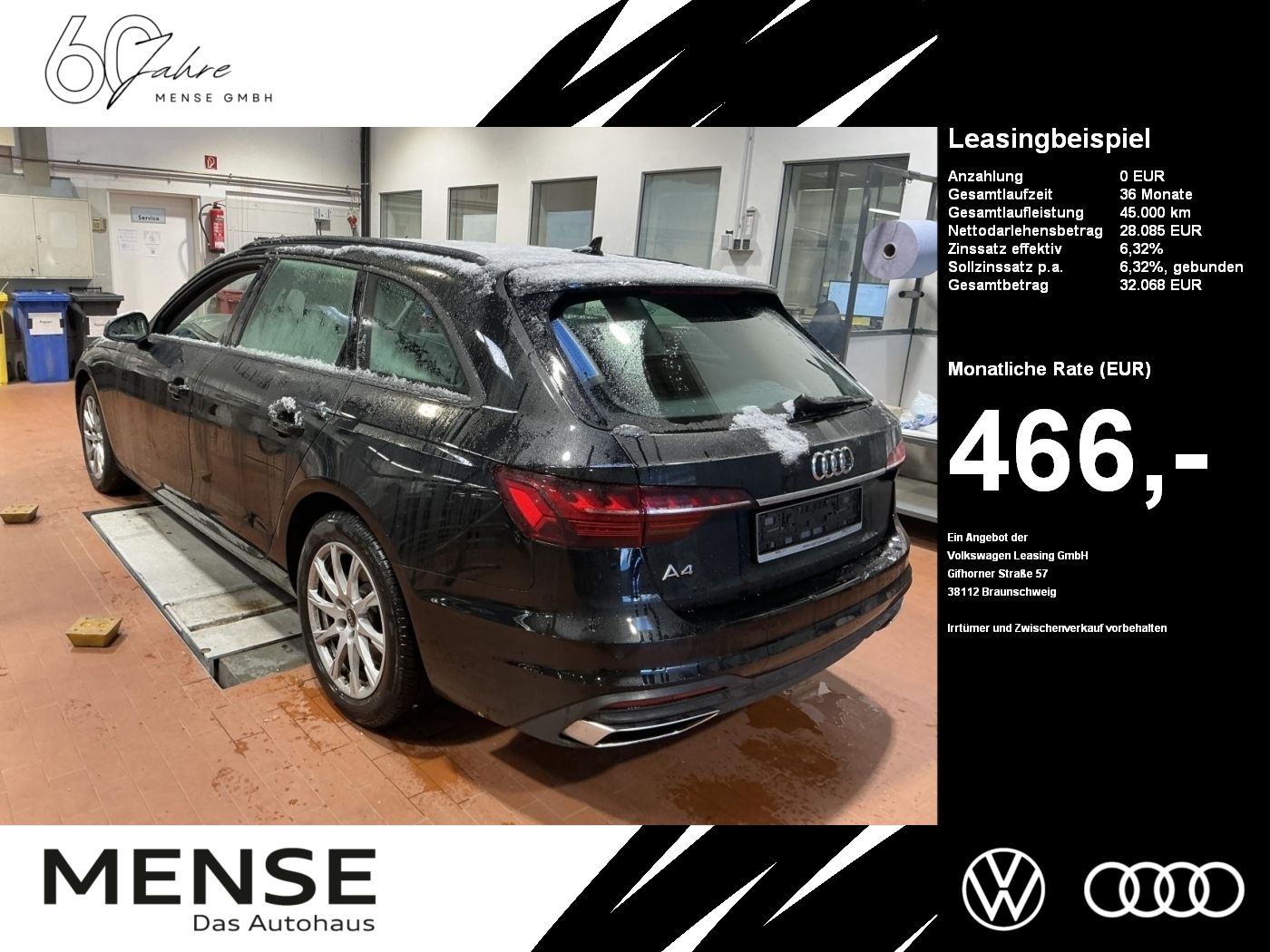 Fahrzeuge PKW autohaus mense Audi A4 Avant 40 TDI S tronic Matrix|LED|Navi|Kamera