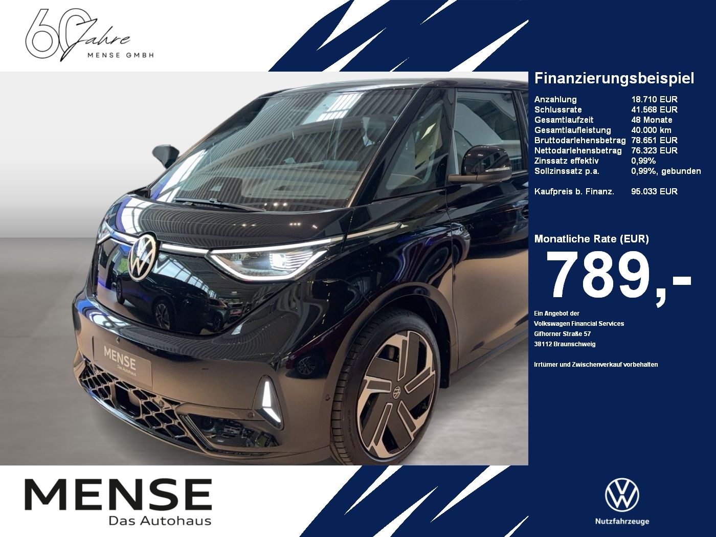 Fahrzeuge PKW autohaus mense Volkswagen ID. Buzz GTX 4MOTION lang 86 kWh Automatik