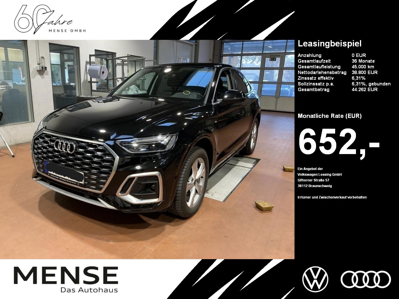 Fahrzeuge PKW autohaus mense Audi Q5 Sportback 55 TFSI e quattro S tronic S line