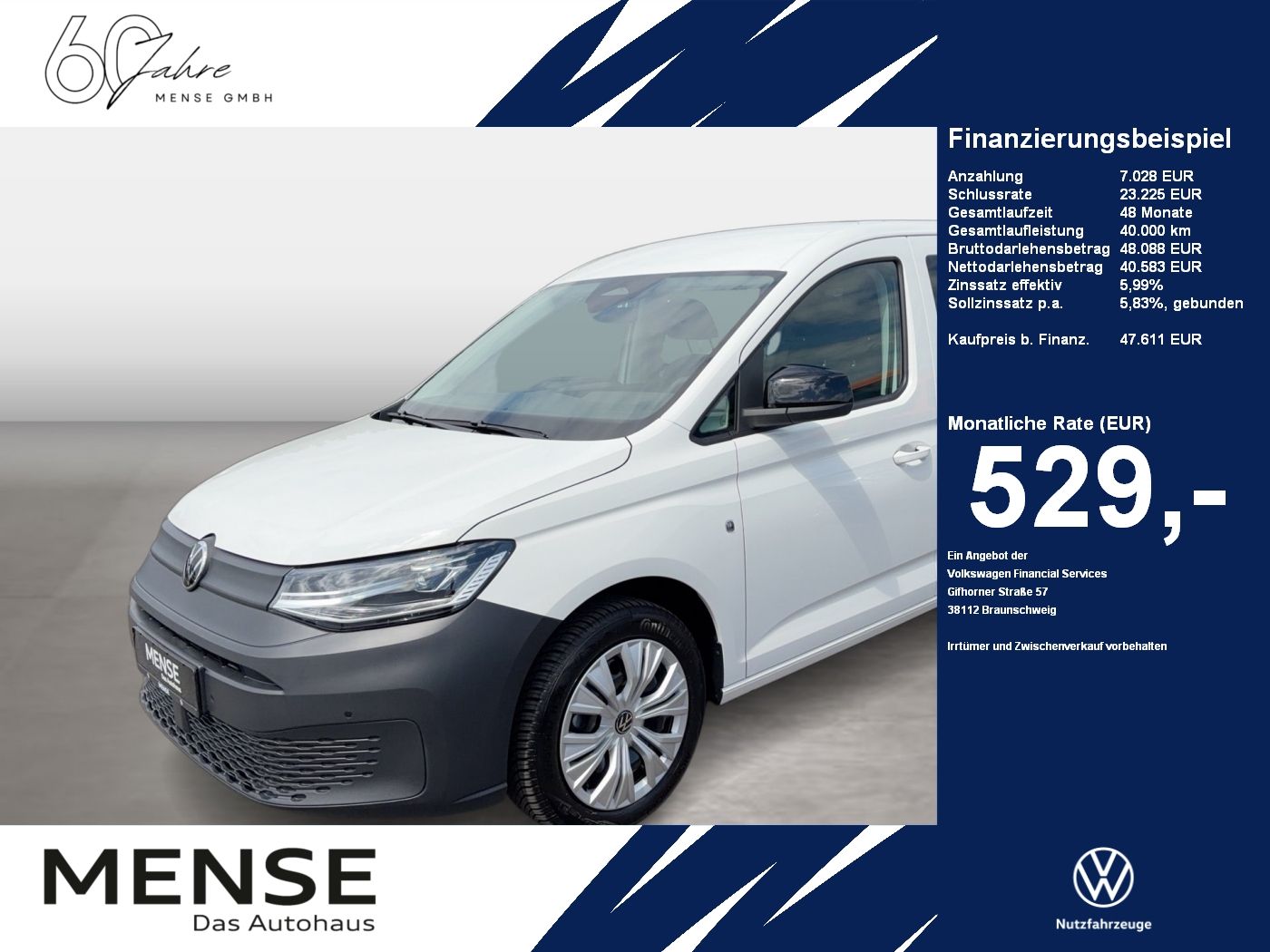 Fahrzeugabbildung Volkswagen NFZ Caddy Flexible Maxi 5-Sitzer TDI EU6 75 kW G