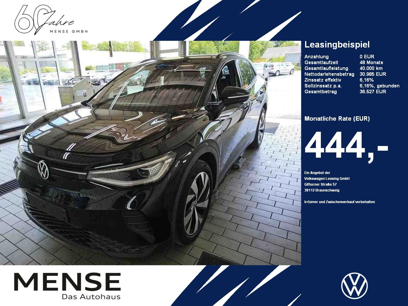 Fahrzeuge PKW autohaus mense Volkswagen ID.4 ID.4 Pro Performance IQ.Light Matrix AHK LM