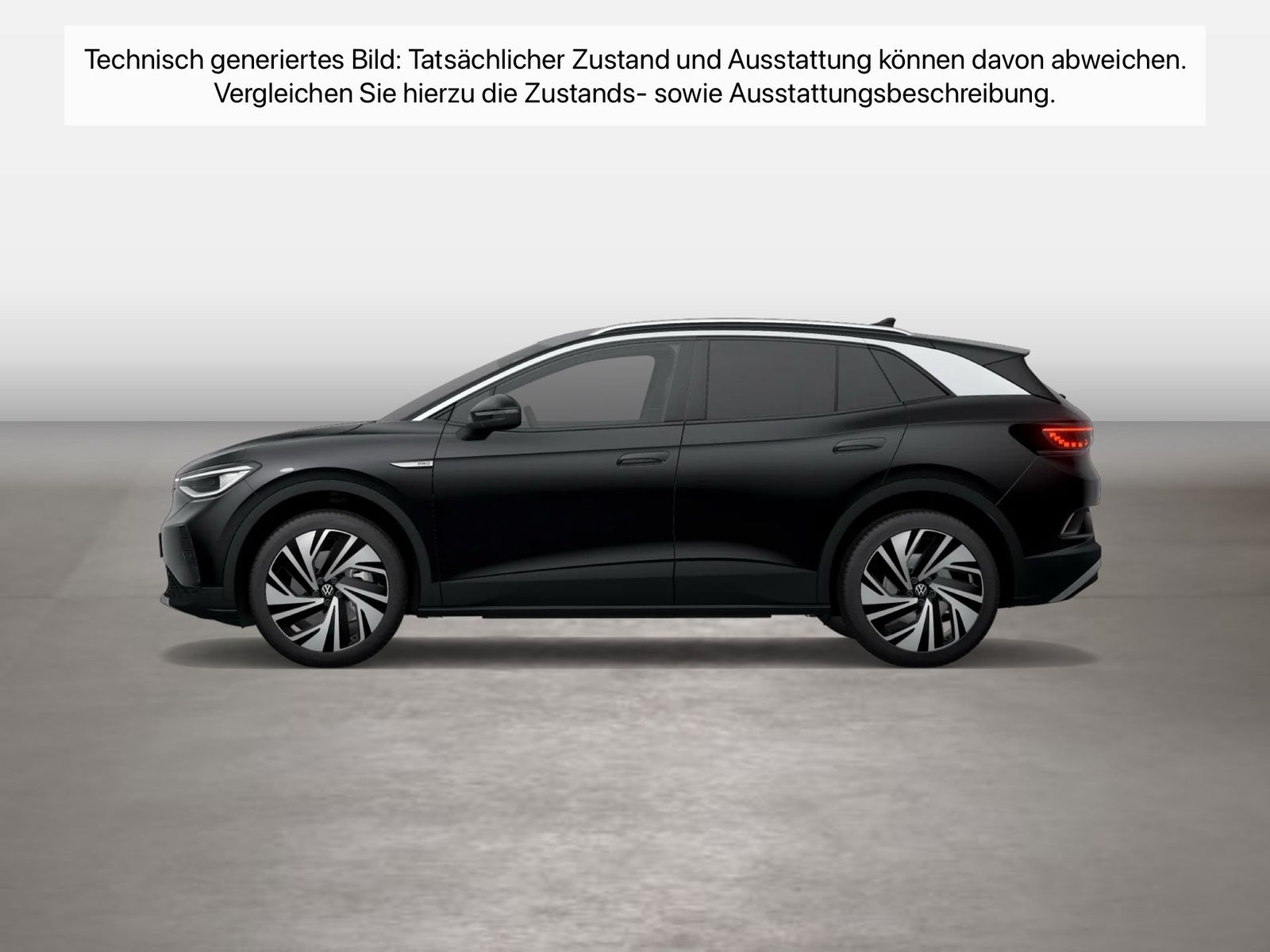 Fahrzeugabbildung Volkswagen ID.4 Pro Performance IQ.Light Matrix CarPlay ACC - mit KI generiert/bearbeitet