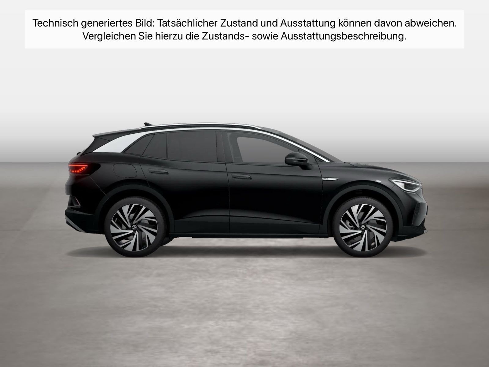 Fahrzeugabbildung Volkswagen ID.4 Pro Performance IQ.Light Matrix CarPlay ACC - mit KI generiert/bearbeitet