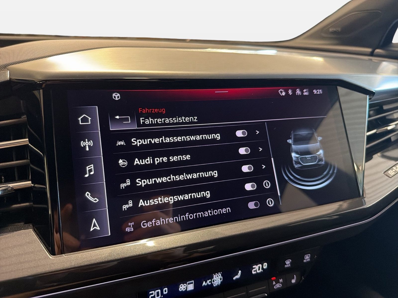 Fahrzeug autohaus mense Fahrzeugabbildung Audi Q4 e-tron Sportback 50 e-tron quattro 2023 Sonos