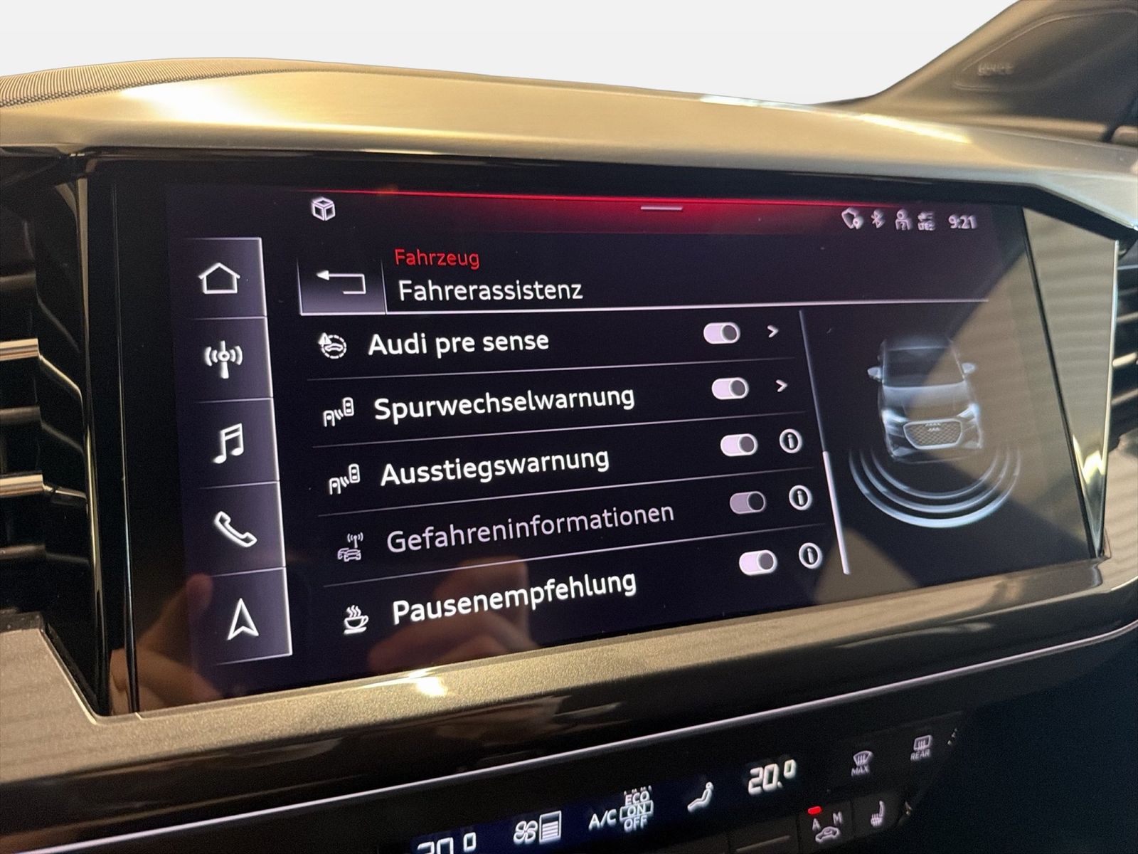 Fahrzeug autohaus mense Fahrzeugabbildung Audi Q4 e-tron Sportback 50 e-tron quattro 2023 Sonos