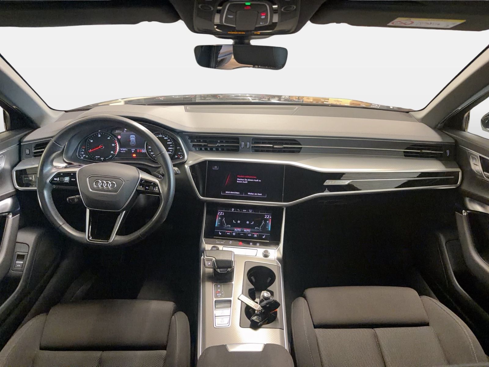 Fahrzeugabbildung Audi A6 Avant 45 TDI quattro S tronic Sport Matrix AH - mit KI generiert/bearbeitet