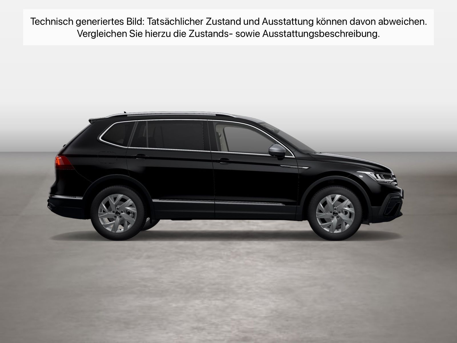 Fahrzeugabbildung Volkswagen Tiguan Allspace 2.0TDI DSG Life AHK HUD ACC LED - mit KI generiert/bearbeitet