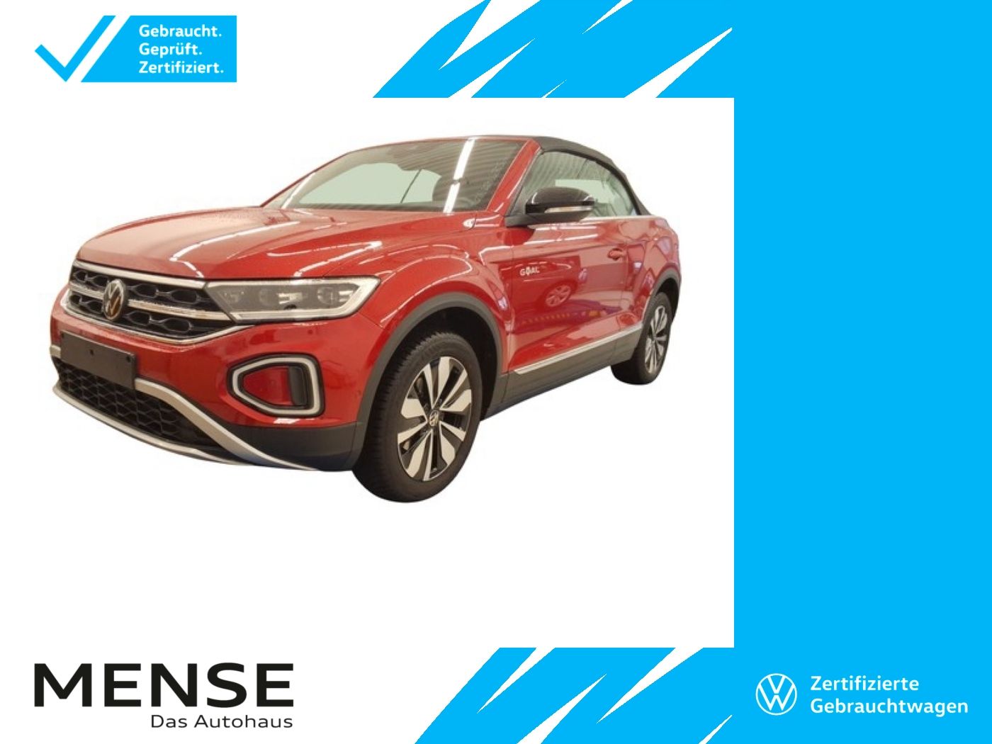 Fahrzeuge PKW autohaus mense Volkswagen T-Roc Cabriolet 1.5TSI Style Goal CarPlay ACC LM