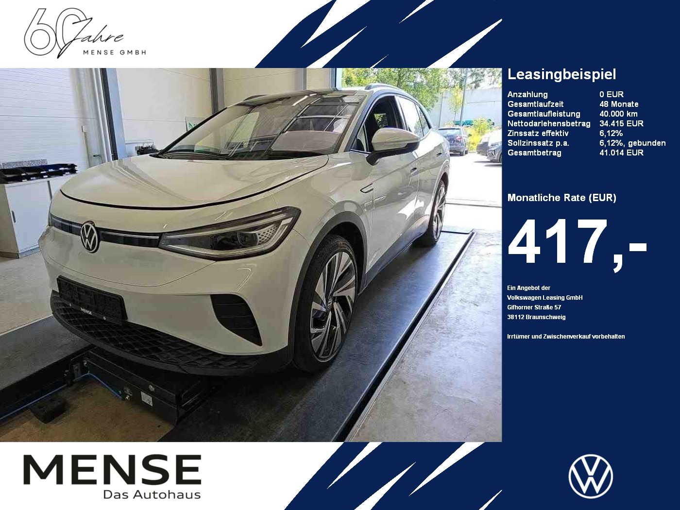 Fahrzeugabbildung Volkswagen ID.4 Pro Performance IQ.Light Matrix CarPlay AHK