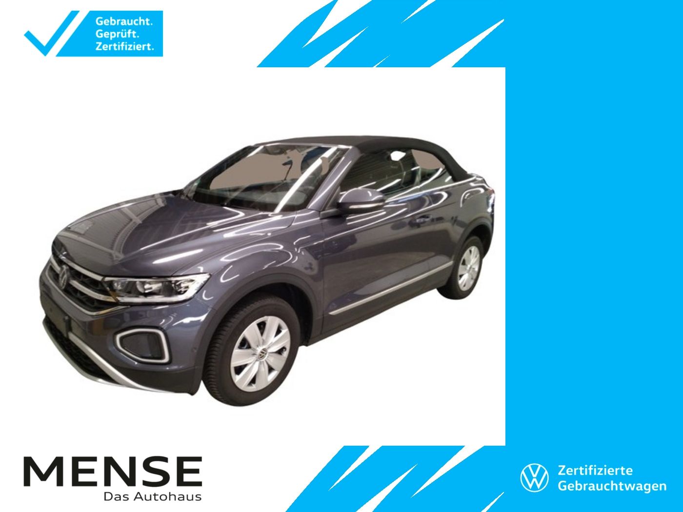Fahrzeuge PKW autohaus mense Volkswagen T-Roc Cabriolet 1.5 TSI Style CarPlay ACC LED LM