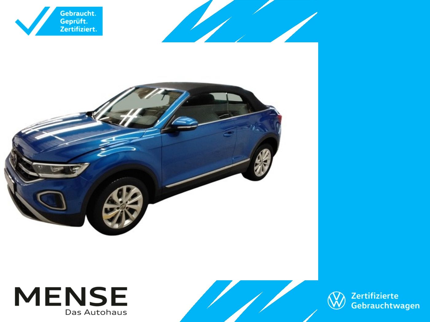 Fahrzeuge PKW autohaus mense Volkswagen T-Roc Cabriolet 1.0 TSI Style CarPlay AHK ACC LM