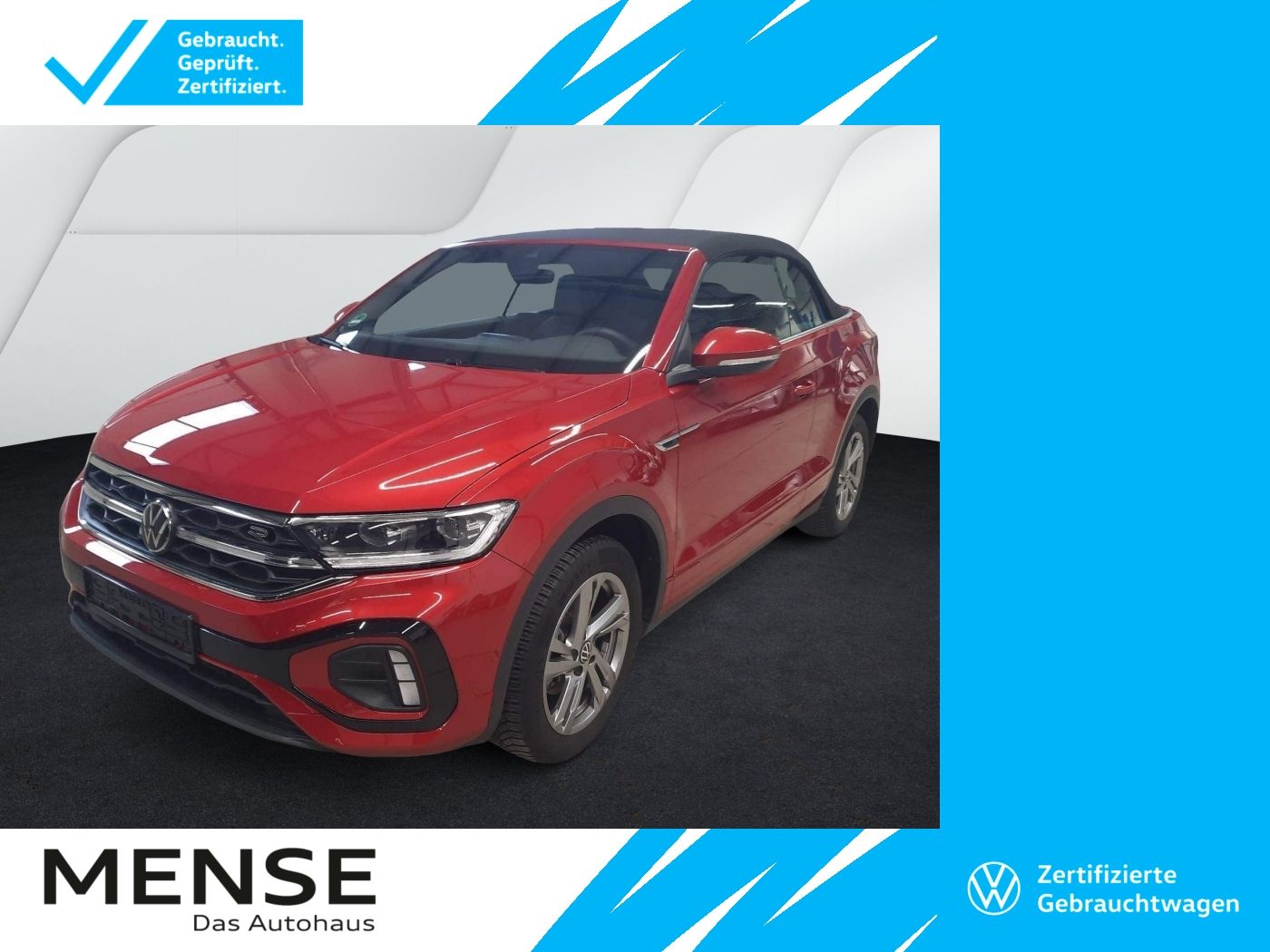 Fahrzeuge PKW autohaus mense Volkswagen T-Roc Cabriolet 1.5 TSI DSG R-line CarPlay AHK