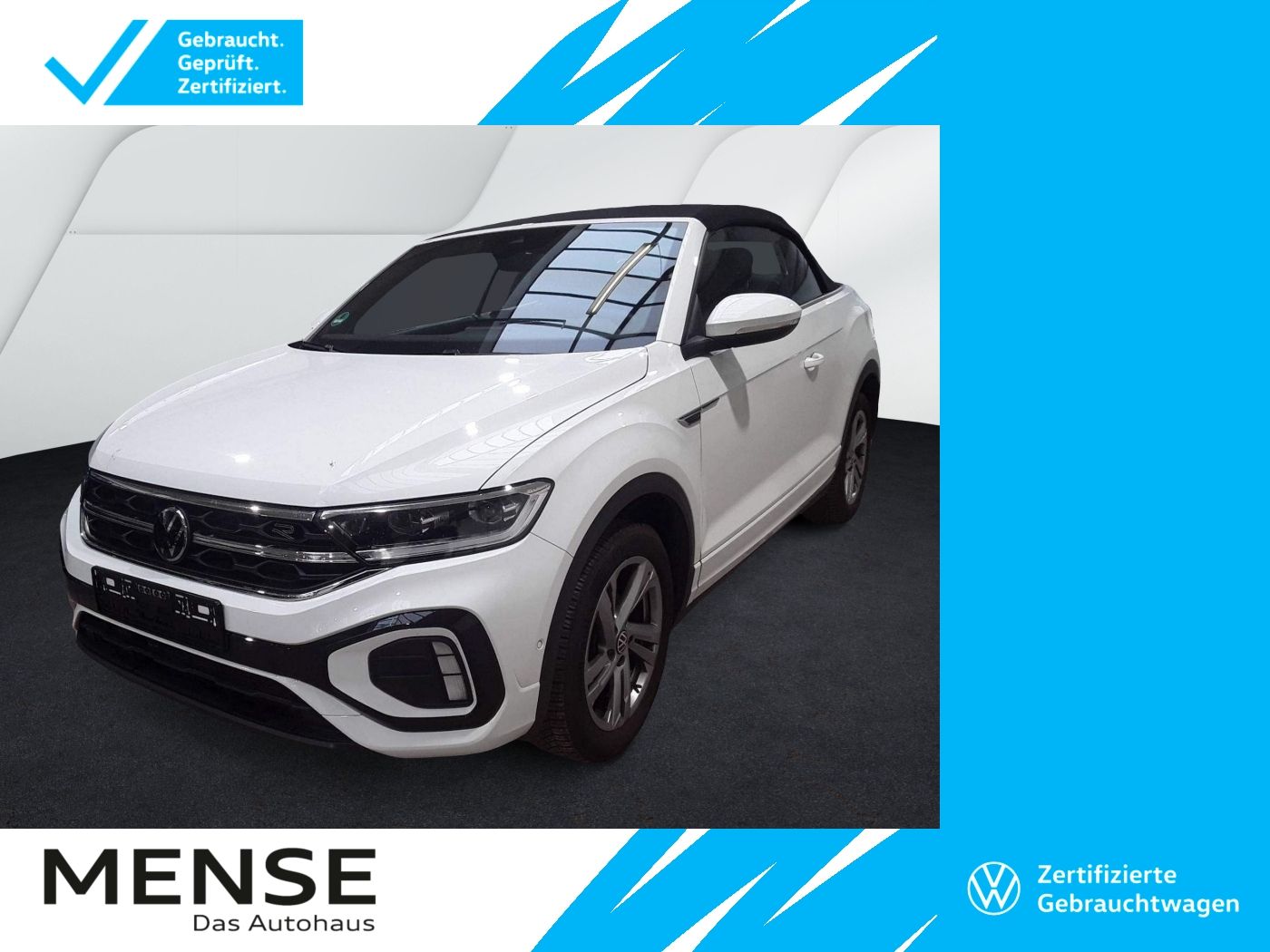 Fahrzeuge PKW autohaus mense Volkswagen T-Roc Cabriolet 1.5 TSI DSG R-Line CarPlay AHK