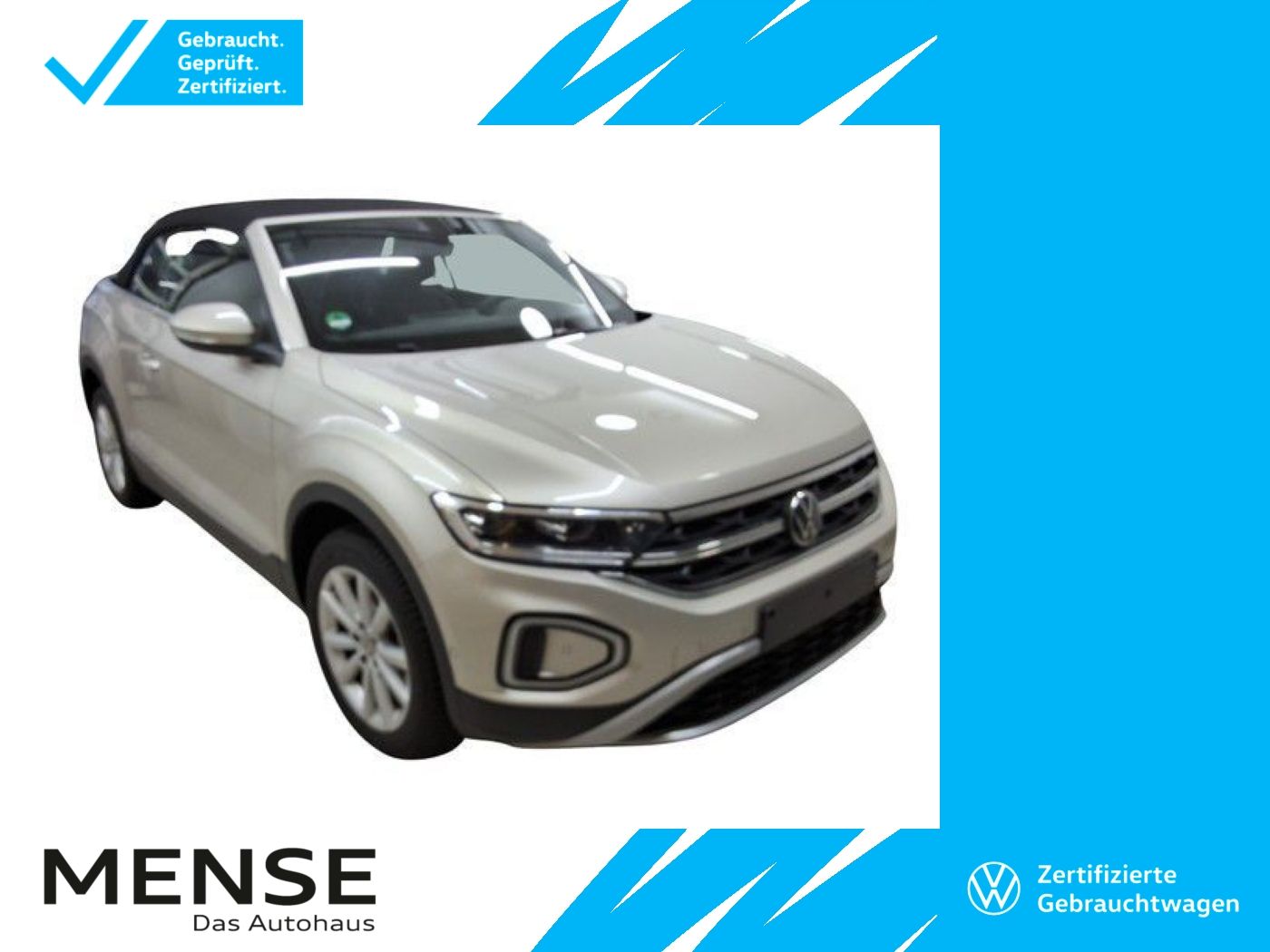 Fahrzeuge PKW autohaus mense Volkswagen T-Roc Cabriolet 1.5 TSI DSG Style CarPlay AHK LM