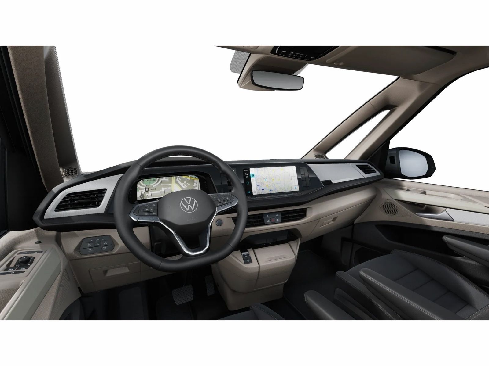 Fahrzeug autohaus mense Fahrzeugabbildung Volkswagen New California Beach Beach 180Hyb AR IQ.Light Ma - mit KI generiert/bearbeitet