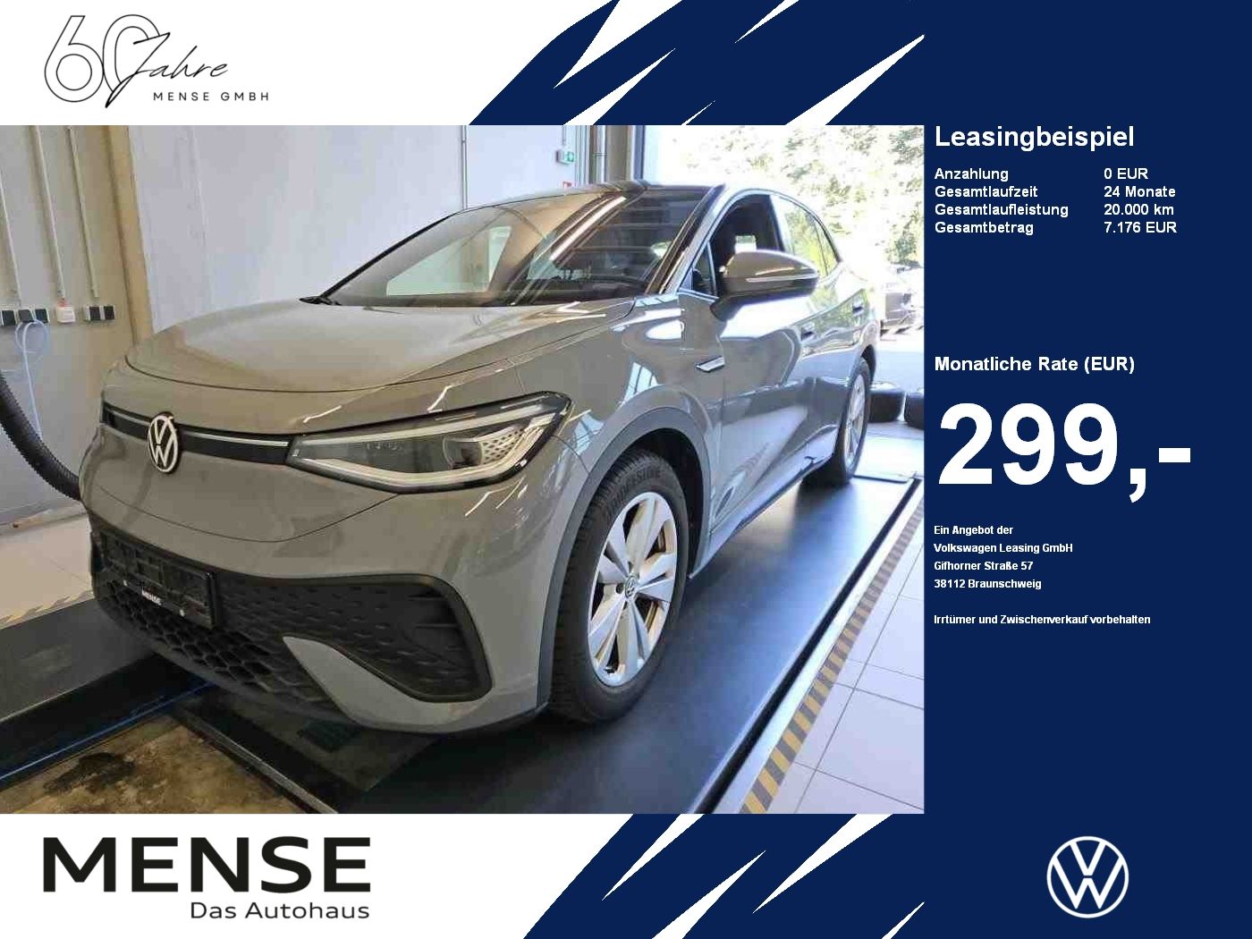 Fahrzeuge PKW autohaus mense Volkswagen ID.5 Pro Performance IQ.Light Matrix CarPlay AHK
