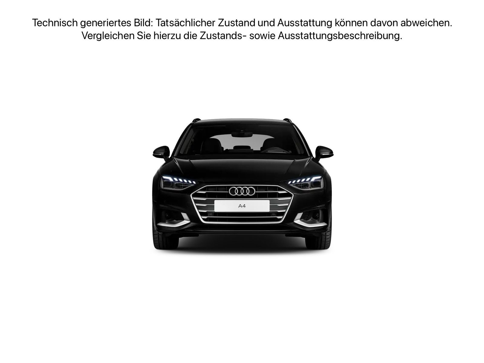 Fahrzeugabbildung Audi A4 Avant Advanced 40 TDI S tronic Advanced HUD L - mit KI generiert/bearbeitet