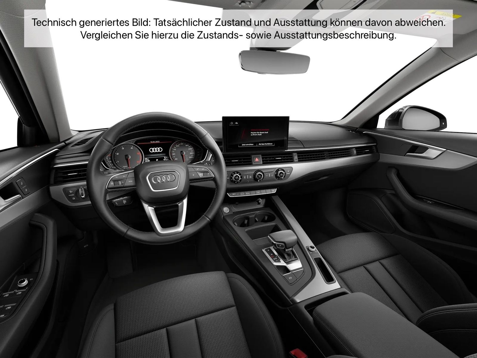 Fahrzeugabbildung Audi A4 Avant Advanced 40 TDI S tronic Advanced HUD L - mit KI generiert/bearbeitet