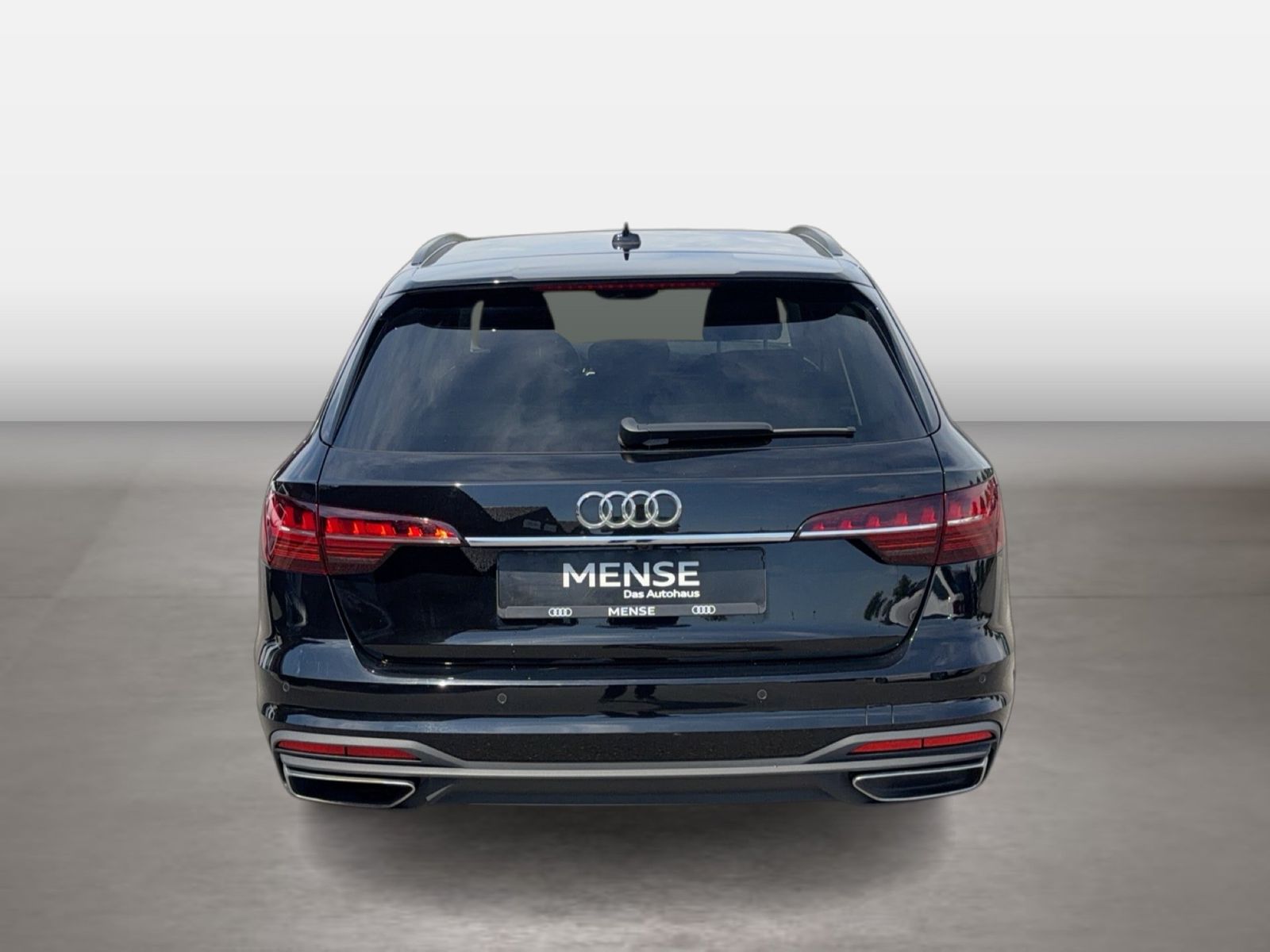Fahrzeug autohaus mense Fahrzeugabbildung Audi A4 Avant 40 TDI S tronic Matrix AHK HUD - mit KI generiert/bearbeitet