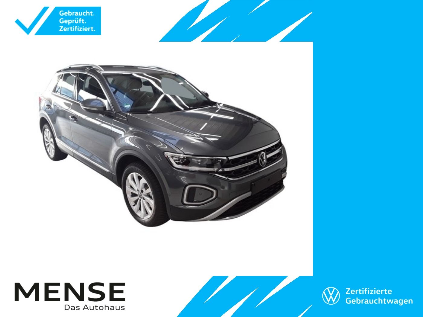 Fahrzeuge PKW autohaus mense Volkswagen T-Roc 1.0TSI Style CarPlay ACC LED Massage Navi